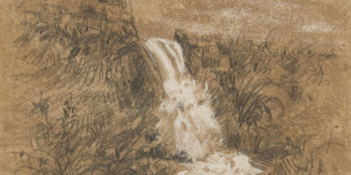 Francesc Gimeno - Cascada dels molins de Contes - Cap a 1875-1878 image for: Francesc Gimeno - Cascada dels molins de Contes - Cap a 1875-1878