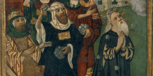 Joan Desí - Lapidació del beat Ramon Llull - Cap a 1503 image for: Joan Desí - Lapidació del beat Ramon Llull - Cap a 1503