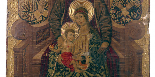 image for: Pere Garcia de Benavarri - Taula de santa Anna - Cap a 1470-1485