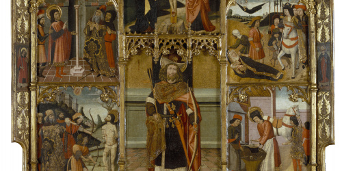 Grup Vergós - Retaule de sant Sebastià i sant Eloi - Cap a 1500 image for: Grup Vergós - Retaule de sant Sebastià i sant Eloi - Cap a 1500