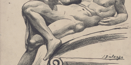 image for: Ignacio Zuloaga - El dia (còpia d&#039;una escultura de Miquel Àngel) - Cap a 1894