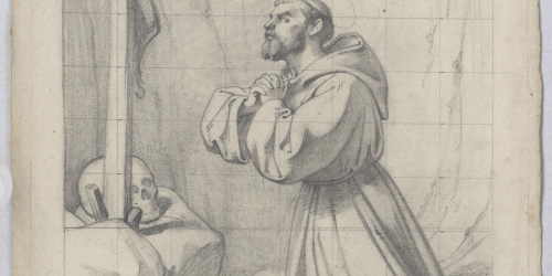 image for: Claudi Lorenzale - Sant Francesc [?] - Cap a 1850-1870