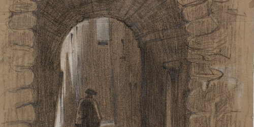 image for: Josep Lluís Pellicer - Carrer de Cardona - 1864