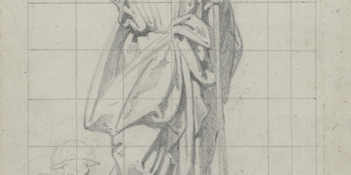 Claudi Lorenzale - Sant Joan Baptista - Cap a 1850-1870 image for: Claudi Lorenzale - Sant Joan Baptista - Cap a 1850-1870