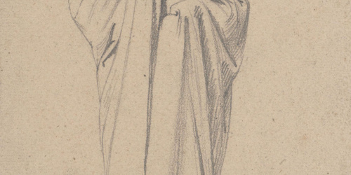 Claudi Lorenzale - Estudi de figura masculina - Cap a 1850-1870 image for: Claudi Lorenzale - Estudi de figura masculina - Cap a 1850-1870