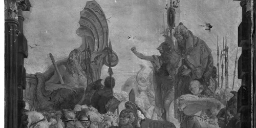 Arcadi Mas i Fondevila - Còpia de «Marc Antoni i Cleòpatra», de Tièpolo - Cap a 1877 image for: Arcadi Mas i Fondevila - Còpia de «Marc Antoni i Cleòpatra», de Tièpolo - Cap a 1877