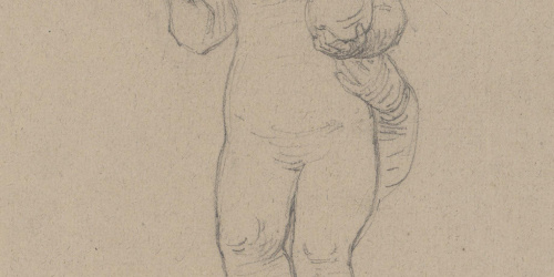 Claudi Lorenzale - El nen Jesús amb la bola a la mà esquerra - Cap a 1850-1870 image for: Claudi Lorenzale - El nen Jesús amb la bola a la mà esquerra - Cap a 1850-1870