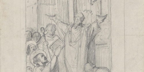 Claudi Lorenzale - Episodi de la vida d'un sant - Cap a 1850-1870 image for: Claudi Lorenzale - Episodi de la vida d'un sant - Cap a 1850-1870