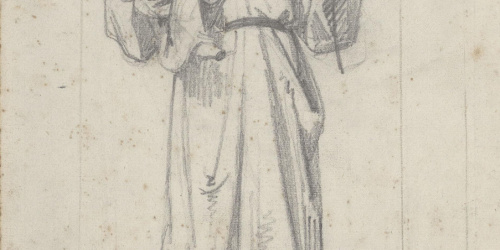 Claudi Lorenzale - Sant Antoni de Pàdua amb el nen Jesús als braços - Cap a 1850-1870 image for: Claudi Lorenzale - Sant Antoni de Pàdua amb el nen Jesús als braços - Cap a 1850-1870