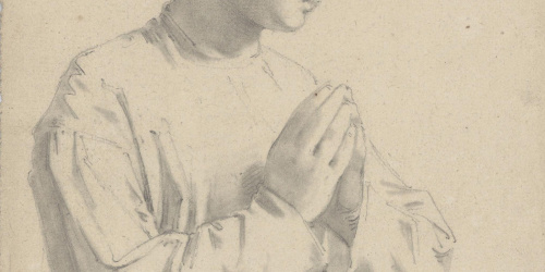 Claudi Lorenzale - Un nen pregant (anvers) / Un nen pregant (revers) - Cap a 1850-1870 image for: Claudi Lorenzale - Un nen pregant (anvers) / Un nen pregant (revers) - Cap a 1850-1870