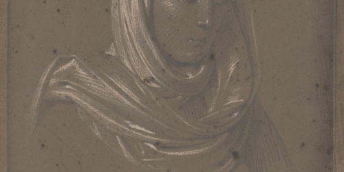 Claudi Lorenzale - Estudi de cap de dona - Cap a 1860-1880 image for: Claudi Lorenzale - Estudi de cap de dona - Cap a 1860-1880