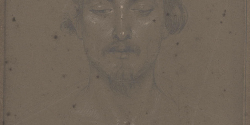 Claudi Lorenzale - Estudi de cap masculí - Cap a 1860-1880 image for: Claudi Lorenzale - Estudi de cap masculí - Cap a 1860-1880