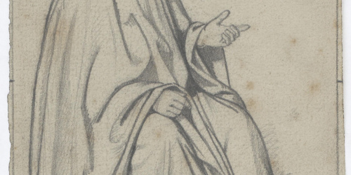 image for: Claudi Lorenzale - Figura cardenalícia - Cap a 1850-1870