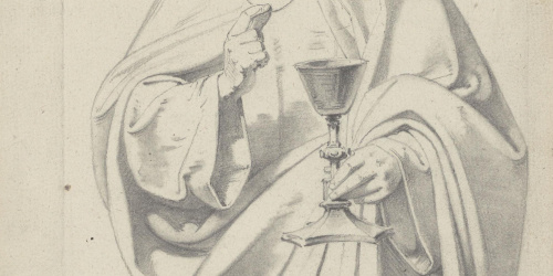 Claudi Lorenzale - Jesús en actitud de donar la Comunió - Cap a 1850-1870 image for: Claudi Lorenzale - Jesús en actitud de donar la Comunió - Cap a 1850-1870