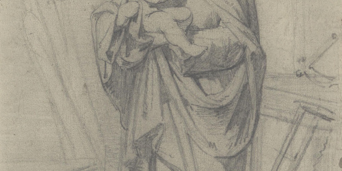 Claudi Lorenzale - San Josep amb el nen Jesús al taller de fusteria - Cap a 1850-1870 image for: Claudi Lorenzale - San Josep amb el nen Jesús al taller de fusteria - Cap a 1850-1870