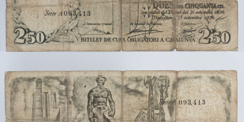 Generalitat de Catalunya - 2,50 pessetes - 25.09.1936 image for: Generalitat de Catalunya - 2,50 pessetes - 25.09.1936
