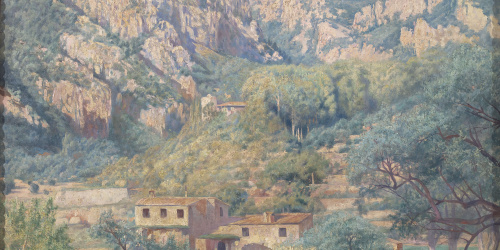image for: Alexandre de Riquer - Paisatge de Mallorca - 1917-1920