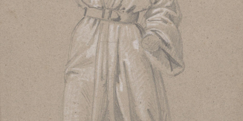 Claudi Lorenzale - Home amb túnica - Cap a 1850-1870 image for: Claudi Lorenzale - Home amb túnica - Cap a 1850-1870