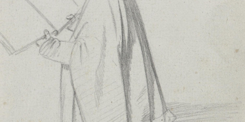 Claudi Lorenzale - Sacerdot agenollat llegint un llibre - Cap a 1850-1870 image for: Claudi Lorenzale - Sacerdot agenollat llegint un llibre - Cap a 1850-1870