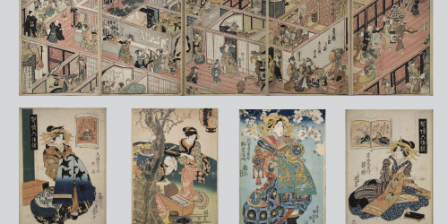 image for: Utagawa Kunisada (Toyokuni III) - Ukiyo-e (àlbum amb setanta estampes) - Finals del segle XVIII – mitjan segle XIX