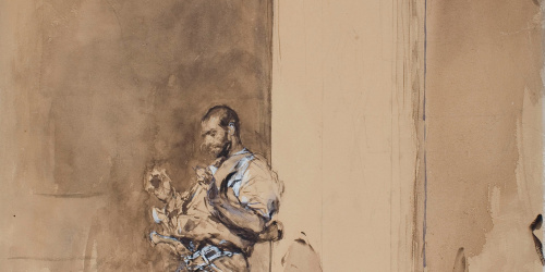 image for: Marià Fortuny - La pregària - Cap a 1871-1872