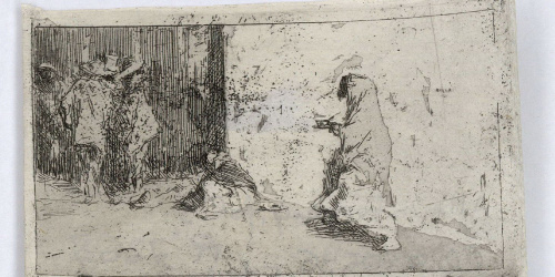 image for: Marià Fortuny - Un carrer de Sevilla - Cap a 1868-1873