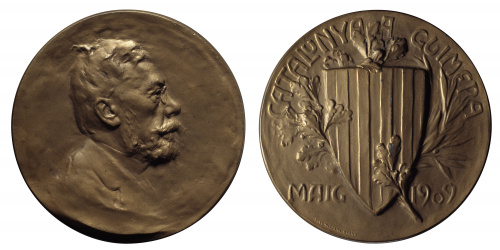 image for: Josep Llimona - A Àngel Guimerà - 1909