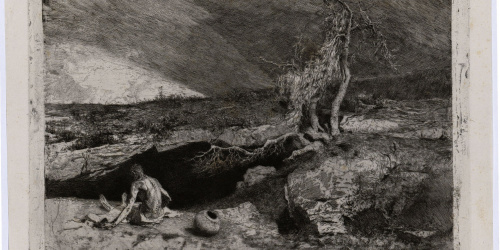 image for: Marià Fortuny - Anacoreta - Cap a 1869