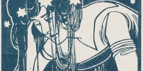image for: Alexandre de Riquer - Ex-libris Rafel Patxot - Cap a 1901