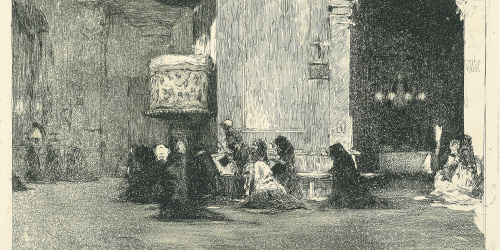 image for: Marià Fortuny - Interior de l&#039;església de Sant Josep - Cap a 1868