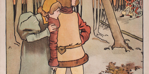 image for: John Hassall - The Babes in the Wood - 1901 o anterior