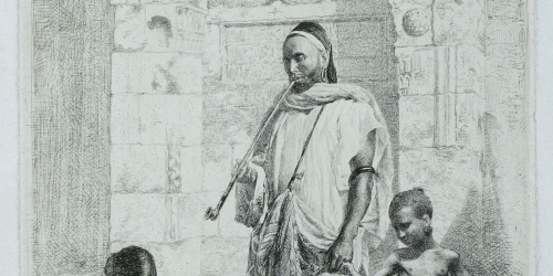 image for: Marià Fortuny - Família marroquina - 1862