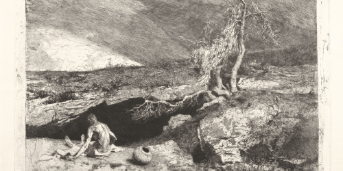 image for: Marià Fortuny - Anacoreta - Cap a 1869