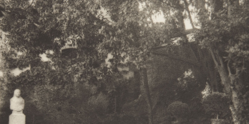 Claudi Carbonell - Rincón jardín Oliveras - 1927 image for: Claudi Carbonell - Rincón jardín Oliveras - 1927