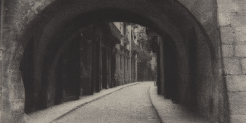 image for: Claudi Carbonell - Un carrer de Girona - No datat
