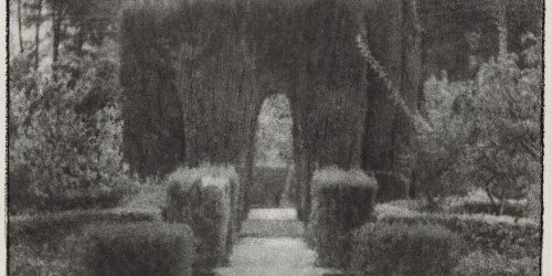 Joaquim Pla Janini - El jardín de la fábrica Guarro - No datat image for: Joaquim Pla Janini - El jardín de la fábrica Guarro - No datat