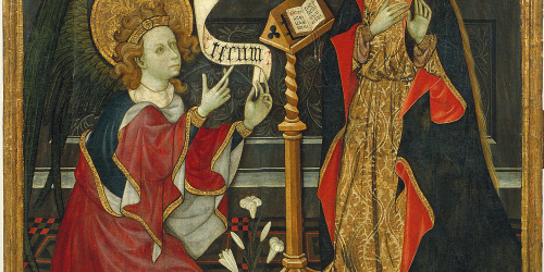 image for: Anònim. València - Anunciació - Cap a 1410-1430