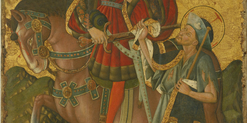 image for: Blasco de Grañén - Sant Martí partint la capa - Cap a 1450