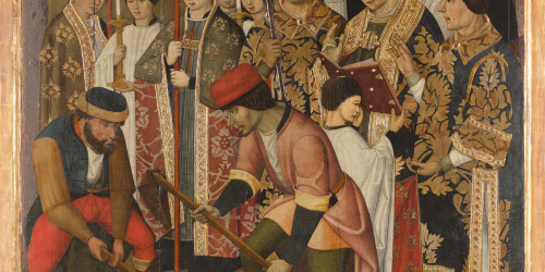 Grup Vergós - Invenció del cos de sant Esteve - Cap a 1495-1500 image for: Grup Vergós - Invenció del cos de sant Esteve - Cap a 1495-1500