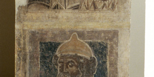 image for: Mestre de la sala capitular de Sixena - De Fares a Naason de la genealogia de Crist segons Mateu, de la sala capitular de Sixena - Entre 1196-1200