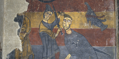 image for: Mestre del Judici Final - Lluita de David i Goliat i altres escenes de Santa Maria de Taüll - Després de 1123
