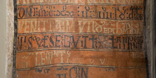 Mestre de Taüll - Inscripció de consagració de Sant Climent de Taüll - Cap a 1123 image for: Mestre de Taüll - Inscripció de consagració de Sant Climent de Taüll - Cap a 1123