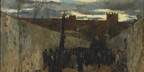 image for: Ramon Tusquets - Enterrament de Fortuny - 1874