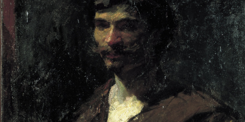 image for: Marià Fortuny - Bust d&#039;home. Al·legoria de Bacus - Cap a 1868