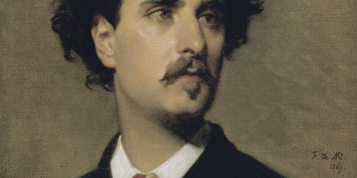 image for: Federico de Madrazo - Retrat de bust de Marià Fortuny - Madrid, 1867