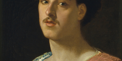 image for: Marià Fortuny - Autoretrat - Roma, cap a 1858
