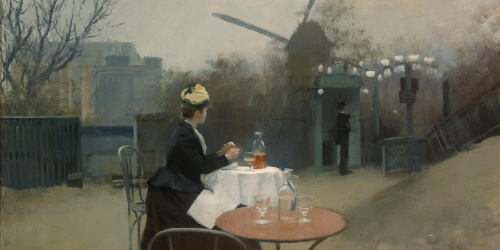 Ramon Casas - Plein air - París, cap a 1890-1891 image for: Ramon Casas - Plein air - París, cap a 1890-1891