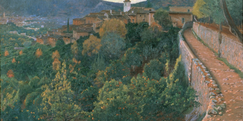 image for: Santiago Rusiñol - Capvespre - Mallorca, 1906