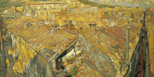 image for: Francesc Gimeno - Un poble empordanès - Torroella de Montgrí, cap a 1918