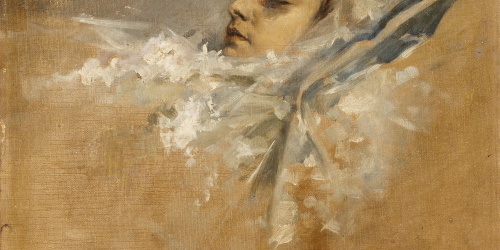 image for: Alexandre de Riquer - La senyoreta Riquer morta - 1887
